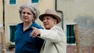 Wolfgang Murnberger (links, Regisseur) und Tobias Moretti (Rolle: Luis Trenker). | Bild: BR/Roxy Film/Christian Hartmann