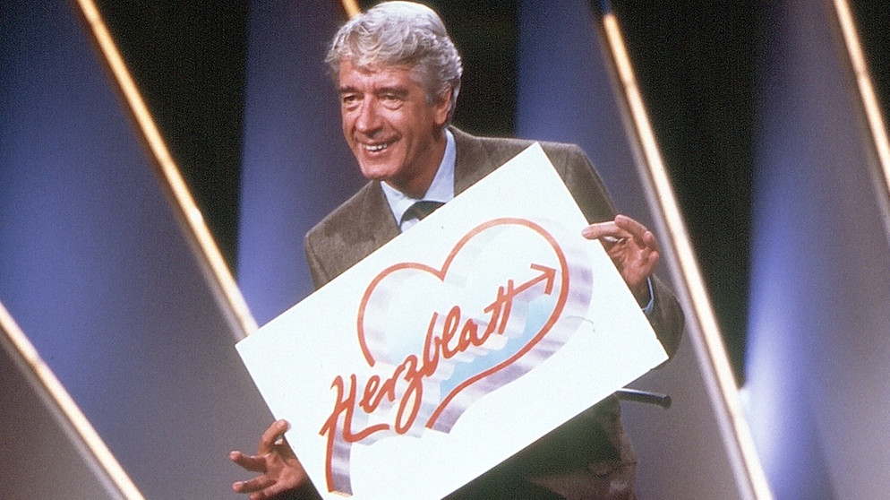 Der legendäre Entertainer Rudi Carrell moderiert "Herzblatt" von 1987-1993. | Bild: BR/Foto Sessner