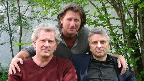 "Die 2 Tatöre und der Ex", von links: Miroslav Nemec, Michael Fitz und Udo Wachtveitl.  | Bild: BR / Geli Zettl