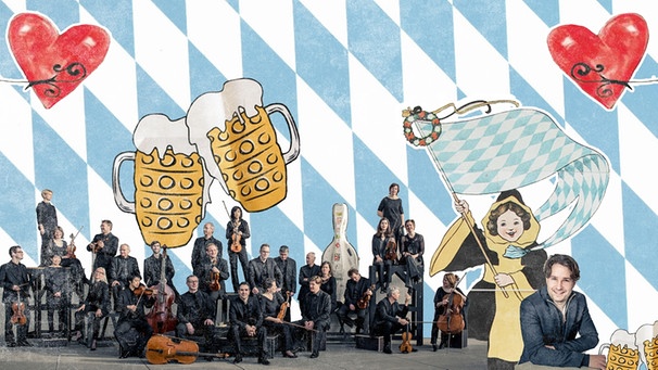 Collage - Das Münchener Kammerorchester auf der Oidn Wiesn im Herzkasperlzelt | Bild: BR / Nadja Weber