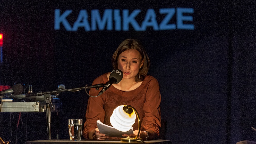 on3-Lesereihe 2012 im Zeughaus in Passau # 25. Oktober 2012 # Kamikaze # Anne Strauß | Bild: BR / Matthias Kestel