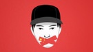 Chinese mit Pflaster über dem Mund | Bild: BR