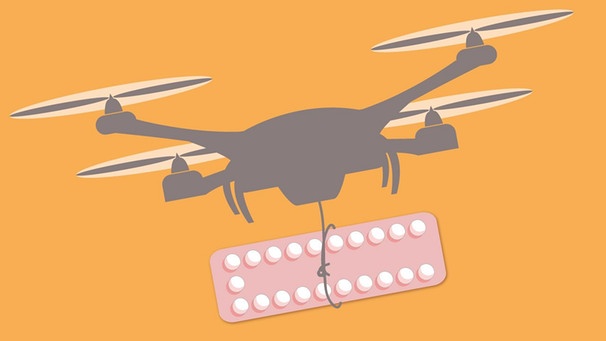 Drohne bringt Abtreibungspillen nach Polen | Bild: Grafik / BR
