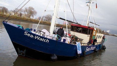 Die Sea-Watch soll im Mittelmeer Flüchtlinge retten | Bild: Sea-Watch