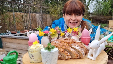 Deko fürs Osterfrühstück im Querbeet-Garten mit Sabrina Nitsche | Bild: Tobias Bode