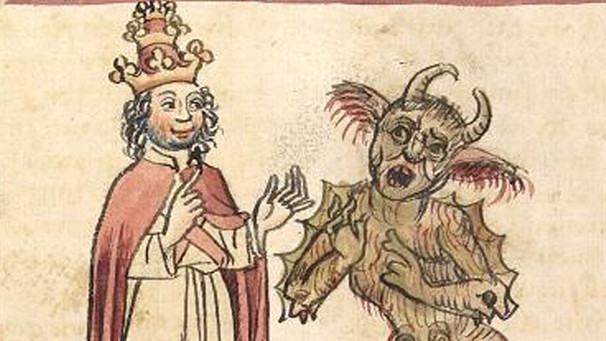 Papst Sylvester II und der Teufel | Bild: BR
