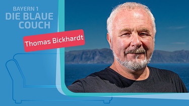 Thomas Bickhardt zu Gast auf der Blauen Couch | Bild: Ananda Bickhardt; Montage: BR