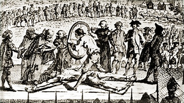 Hinrichtung des bayerischen Hiasl, Mathias Klostermayr, in Dillingen, 1771 | Bild: Süddeutsche Zeitung Photo