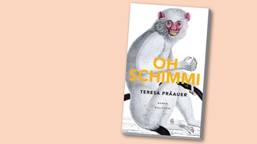 Buchcover "Oh Schimmi" von Teresa Präauer | Bild: Wallstein Verlag, Montage: BR