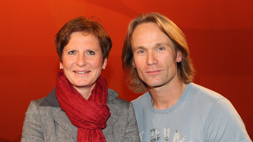 Stephanie Heinzeller mit Dirk Rohrbach | Bild: BR/Markus Konvalin