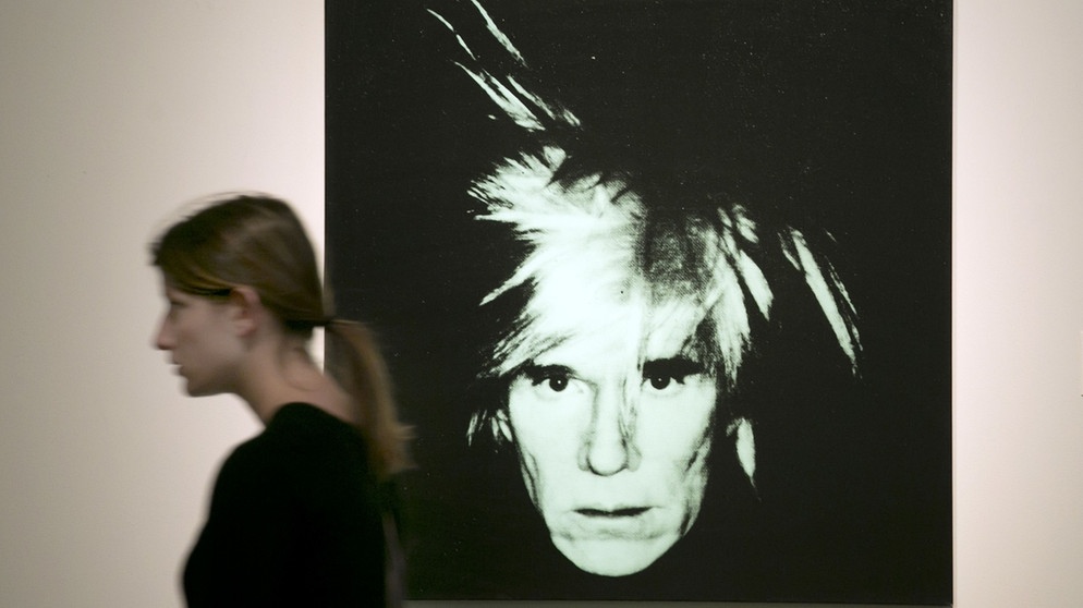 Andy Warhol "Self Portrait (Fright Wig)" | Bild: picture alliance / AP Photo