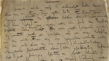 Erste Seite des Originalmanuskripts "Der Process" von Franz Kafka | Bild: picture alliance/Heritage Images