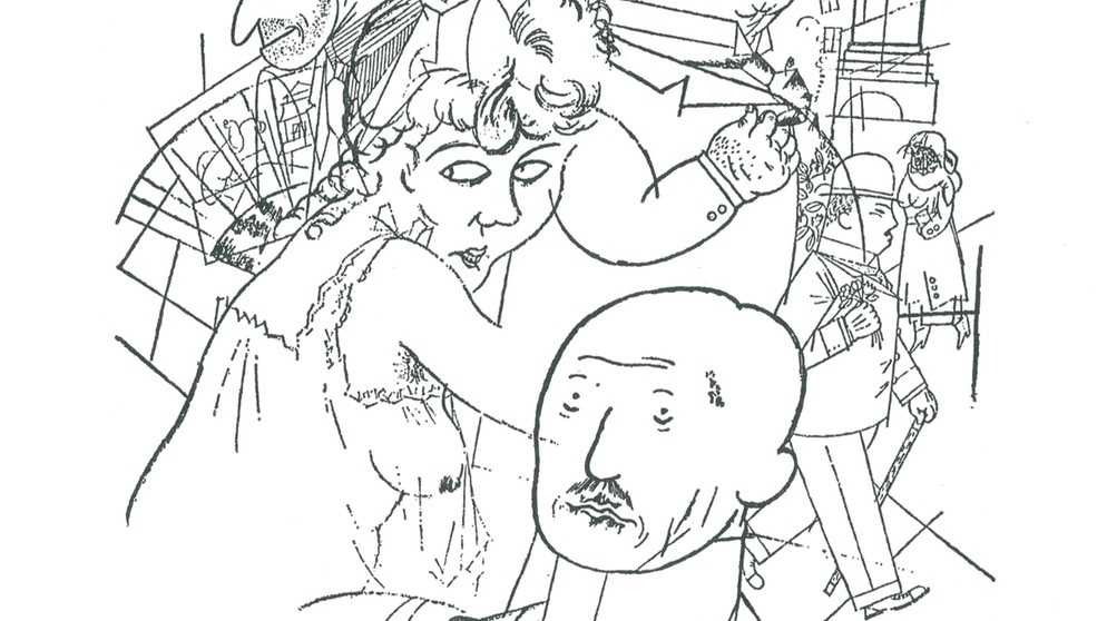 Zeichnung George Grosz | Bild: Kapfer/Exner