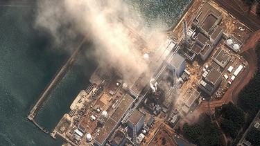 Das havarierte Kernkraftwerk in Fukushima | Bild: picture-alliance/dpa