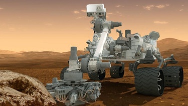 Mars Rover Curiosity (Illustration) | Bild: picture-alliance/dpa