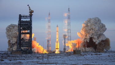 Weltraumbahnhof in Russland | Bild: picture-alliance/dpa