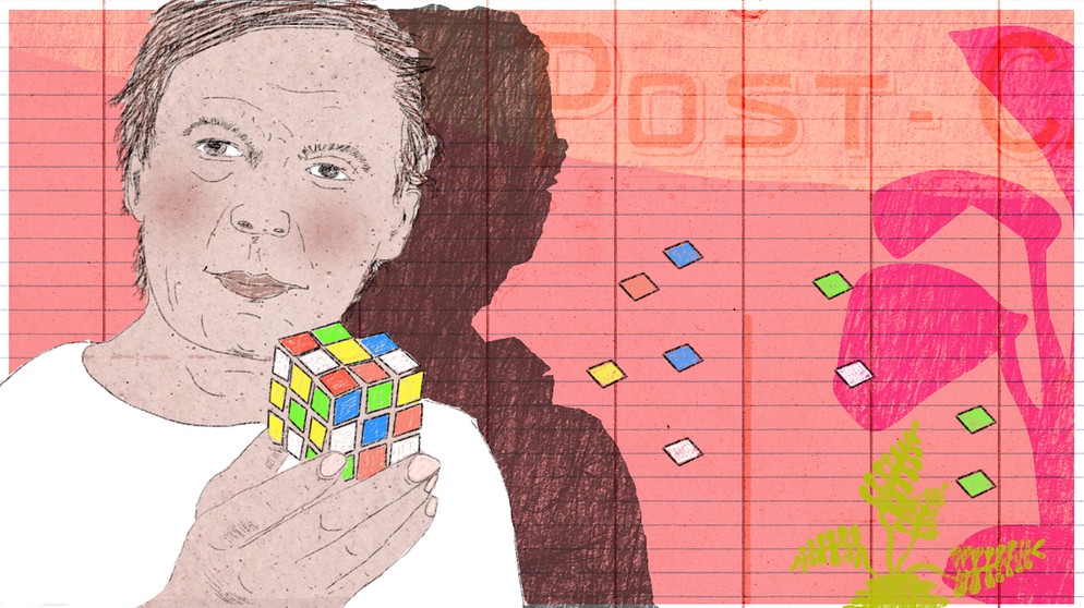 Illustration Kalenderblatt: Rubik erhält Patent auf den "Zauberwürfel" | Bild: BR/ Angela Smets