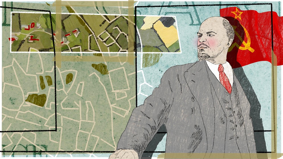 Illustration Kalenderblatt: Lenins Dekret über Grund und Boden | Bild: BR/ Angela Smets