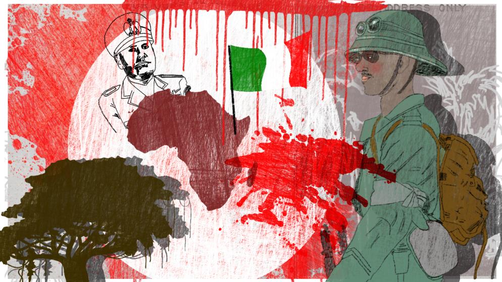 Illustration Kalenderblatt: Mussolini verkündet Wiedererrichtung des antiken Imperiums | Bild: BR/ Angela Smets