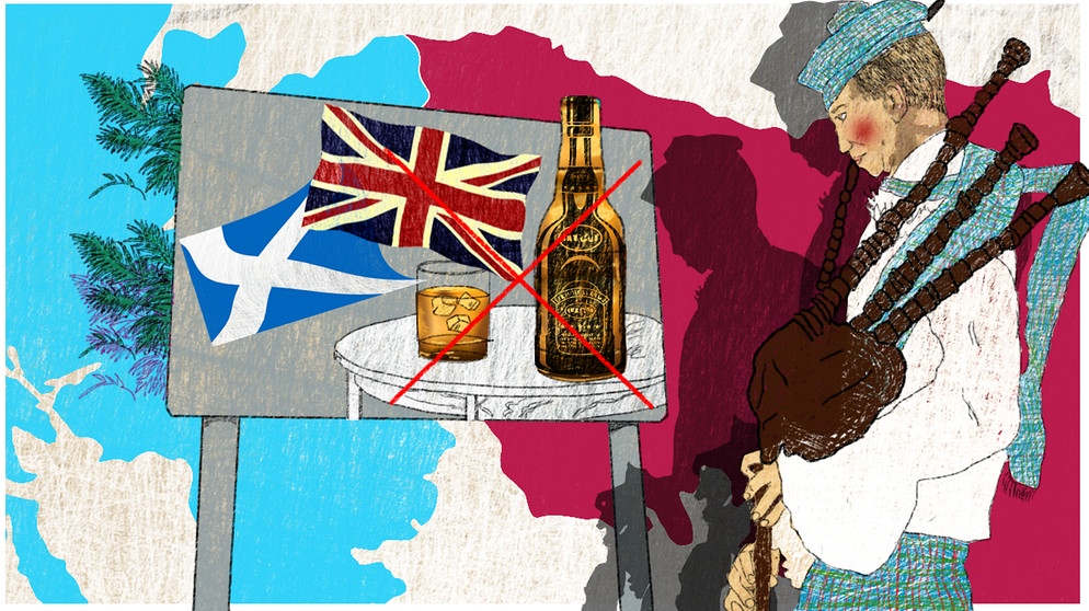 Illustration Kalenderblatt: Schottland stimmt dem Act of Union zu  | Bild: BR/ Angela Smets