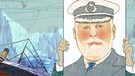 Illustration Kalenderblatt: Titanic-Kapitän Edward John Smith geboren  | Bild: BR/ Angela Smets