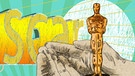 Illustration Kalenderblatt: 55 Oscars vor der Verleihung gestohlen  | Bild: BR/Angela Smets