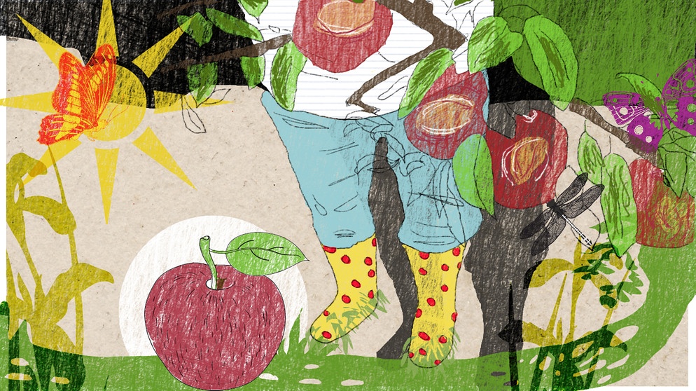 Illustration Kalenderblatt: Eden, erste vegetarische Siedlung gegründet   | Bild: BR/ Angela Smets