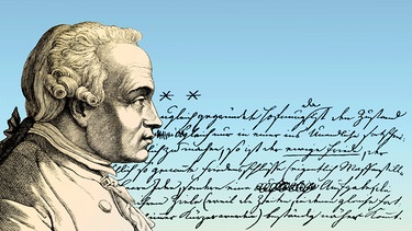 Portrait von Immanuel Kant, 1724 - 1804, ein deutscher Philosoph der Aufklärung | Bild: picture alliance / imageBROKER / Heinz-Dieter Falkenstein