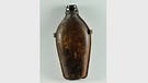Plattflasche: Feldflasche aus Frankreich, um 1900 | Bild: Fichtelgebirgsmuseum