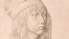 Albrecht Dürer, Selbstbildnis als Dreizehnjähriger, 1484; Auststellung im Germanischen Nationalmuseum Nürnberg | Bild: Wien, Albertina, Inv. 4839