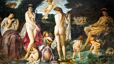 "Das Urteil des Paris", Gemälde von Anselm Feuerbach, 1870, Öl auf Leinwand | Bild: picture-alliance/dpa