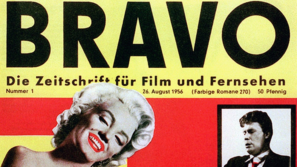 Erste Ausgabe der Zeitschrift BRAVO von 1956 | Bild: picture alliance / akg-images