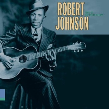 Von Robert Johnson existieren nur zwei Bilder, eins ist auf diesem Plattencover zu sehen. | Bild: Sony Music