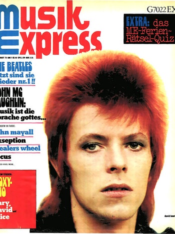 David Bowie im Musikexpress | Bild: picture-alliance/dpa