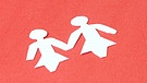 Symbolbild: Grafik mit zwei Händchen haltenden Frauen | Bild: Colourbox