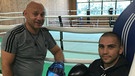 Olympia-Boxer Serge Michel mit Bundestrainer Zoltan Lunka | Bild: BR
