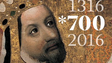 Detail aus einer Votivtafel, um 1370 | Bild: Nationalgalerie Prag 