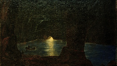 "Die Blaue Grotte auf Capri", Gemälde von August Kopisch, 1796-1853, Öl auf Leinwand | Bild: picture-alliance/dpa/akg-images