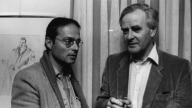 Wolf Wondratschek und John le Carré, 1983  | Bild: picture-alliance/dpa