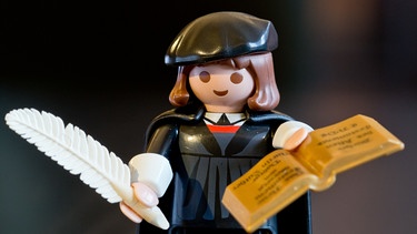 Martin Luther als Playmobil-Figur | Bild: picture-alliance/dpa
