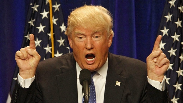 Donald Trump im Juni 2016 in New Hampshire, USA | Bild: picture-alliance/dpa