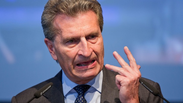 EU-Energiekommissar Günther Oettinger  | Bild: picture-alliance/dpa