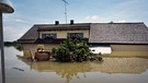 Hochwasser im Deggendorfer Ortsteil Fischerdorf | Bild: pa/dpa