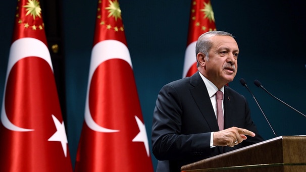 Türkischer Präsident Erdogan | Bild: picture-alliance/dpa