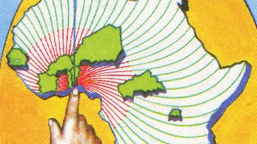 Benin, Afrika (Ausschnitt aus einer Briefmarke) | Bild: colourbox.com