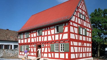 Das Geburtshaus von Georg Büchner in Riedstadt-Goddelau (Kreis Groß-Gerau) ist inzwischen ein Museum | Bild: picture-alliance/dpa