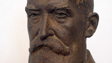 Bronze-Büste von Wilhelm Busch im Wilhelm Busch-Museum in Hannover | Bild: picture-alliance/dpa