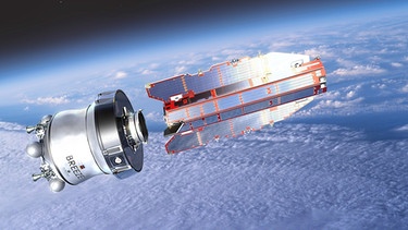 ESA-Satellit GOCE, Computeranimation | Bild: esa / picture-alliance/dpa