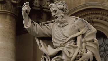 Statue des Apostel Paulus von Ignazio Marabitti am Dom von Syrakus auf Sizilien | Bild: picture-alliance/dpa