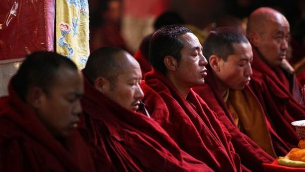 Tibetische Mönche | Bild: picture-alliance/dpa